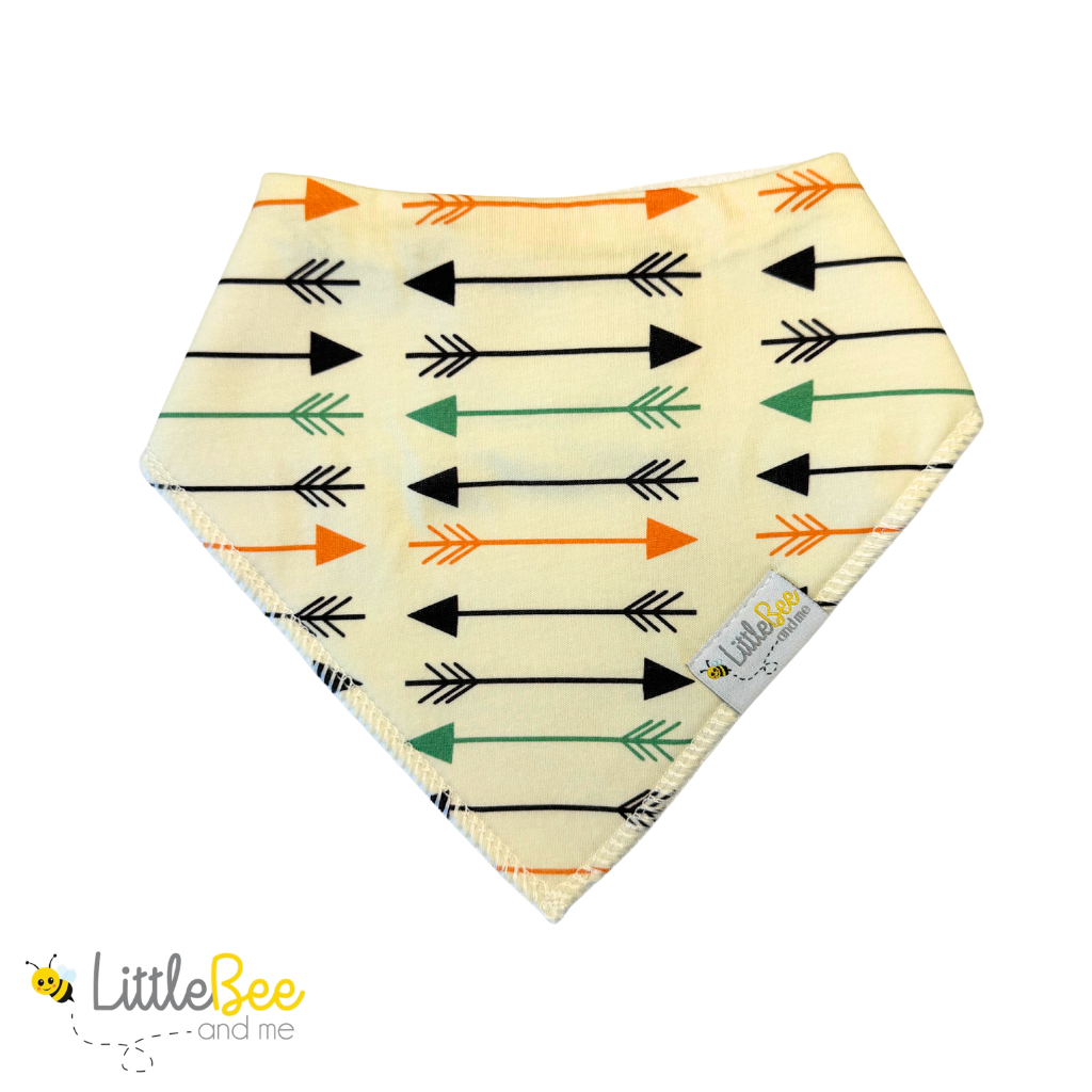 Zig & Zag Bandana Bibs - Set of Four - Little Bee & Me
