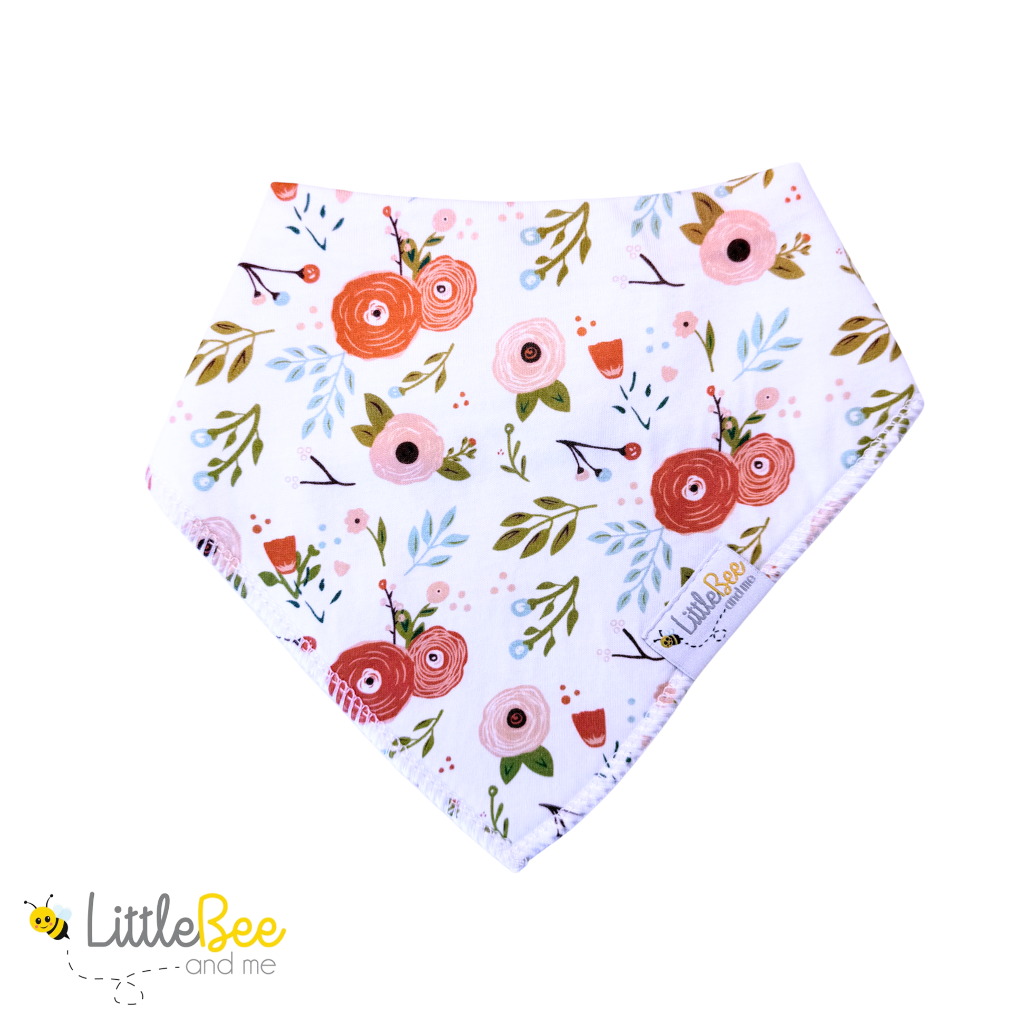 Pretty Posies Bandana Bibs β Set of Four
