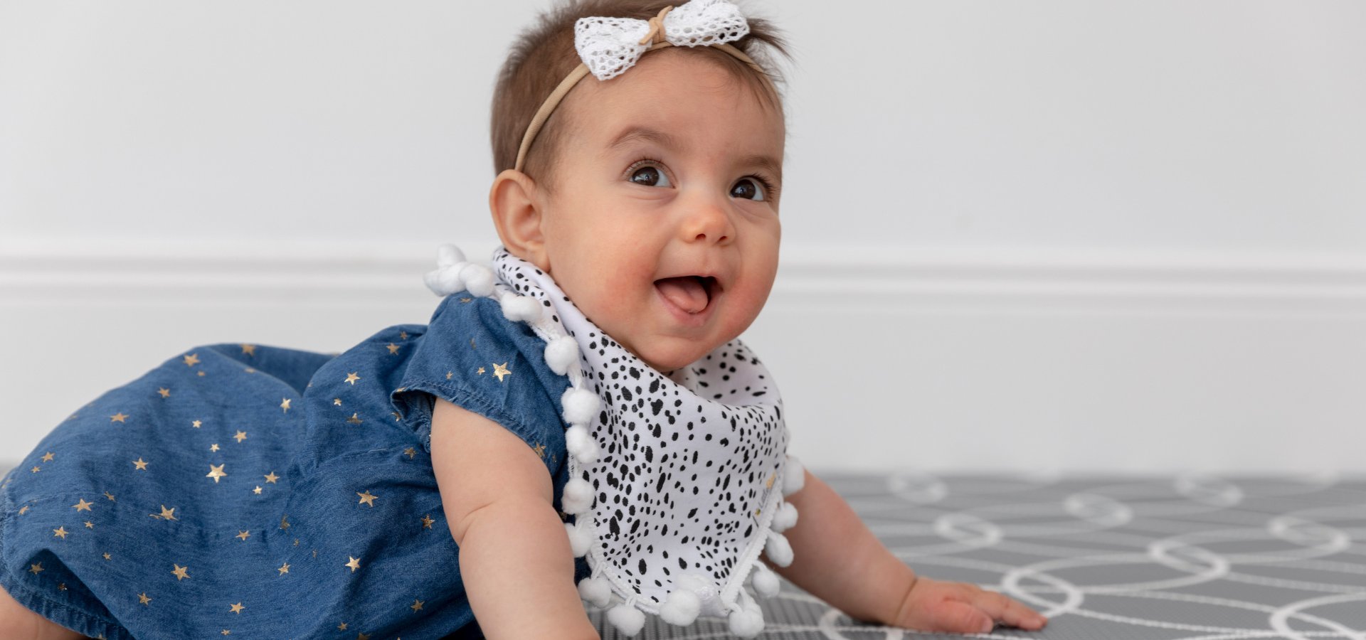 Pom Pom Bandana Bibs