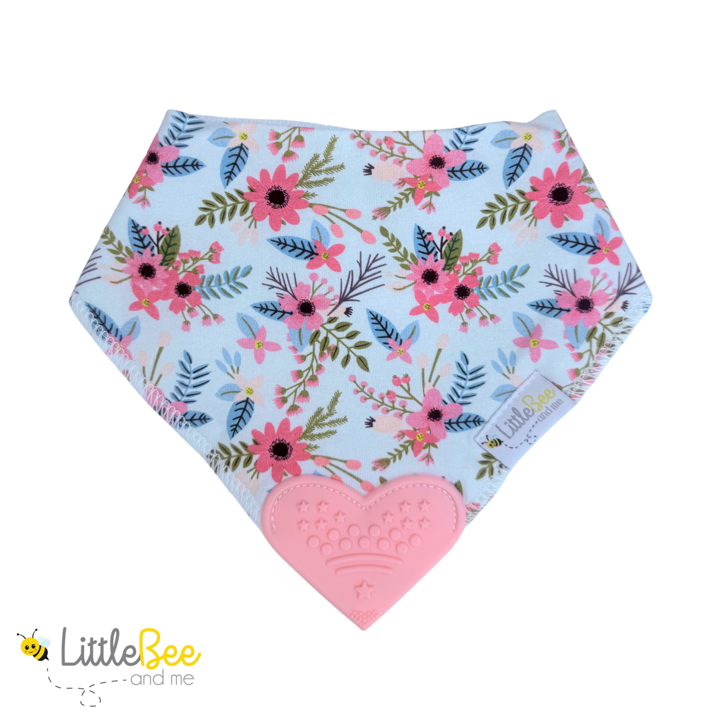 Bloom & Bee – Organic Bandana Teether Bibs (Set of 4)