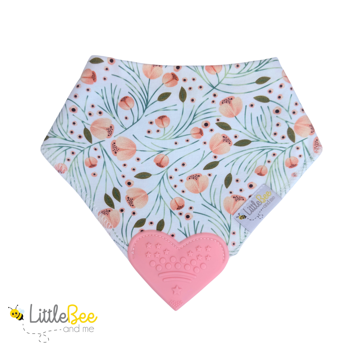 Bloom & Bee – Organic Bandana Teether Bibs (Set of 4)