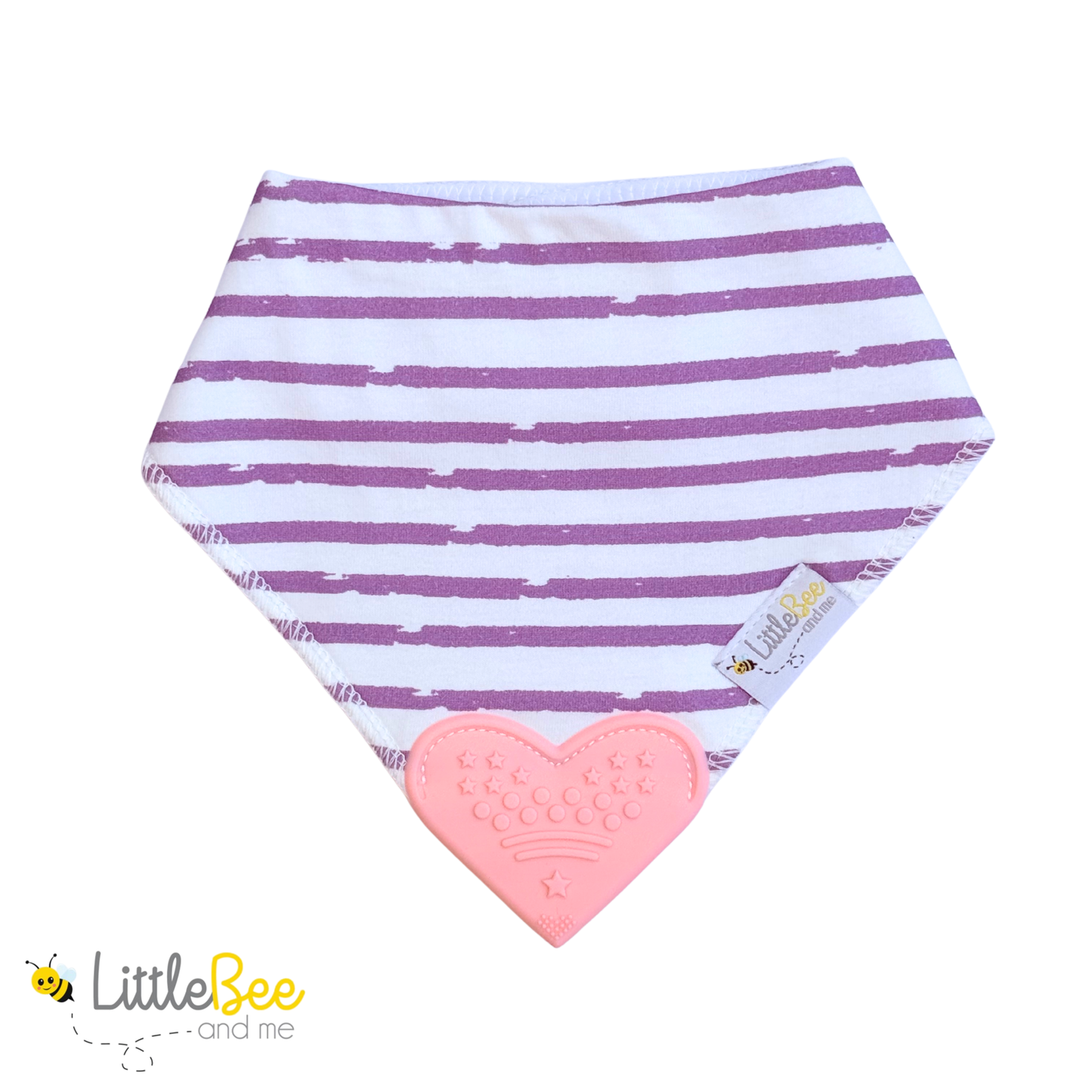 Petal & Plum – Organic Bandana Teether Bibs (Set of 4)