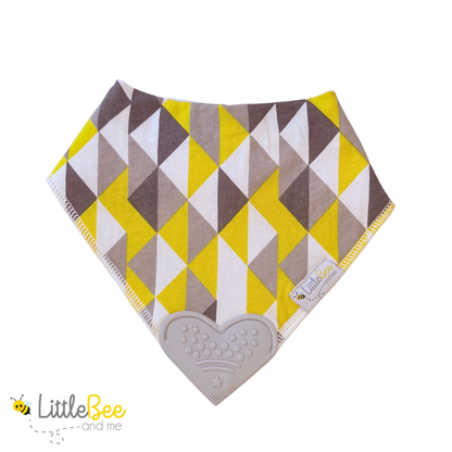 Buzz & Beam – Organic Bandana Teether Bibs (Set of 4)