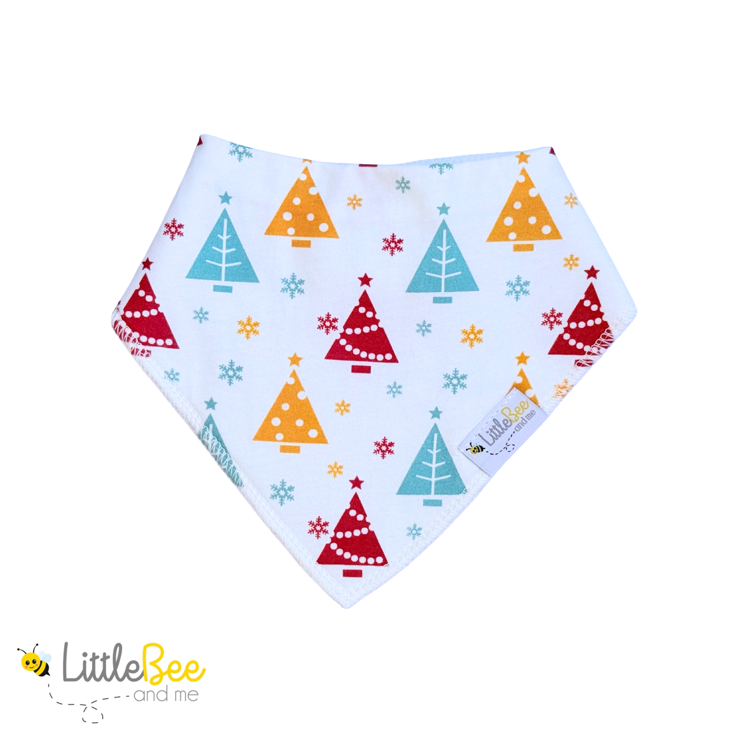 Merry Little Bee – Limited Edition Christmas Bandana Bibs (2-Pack)