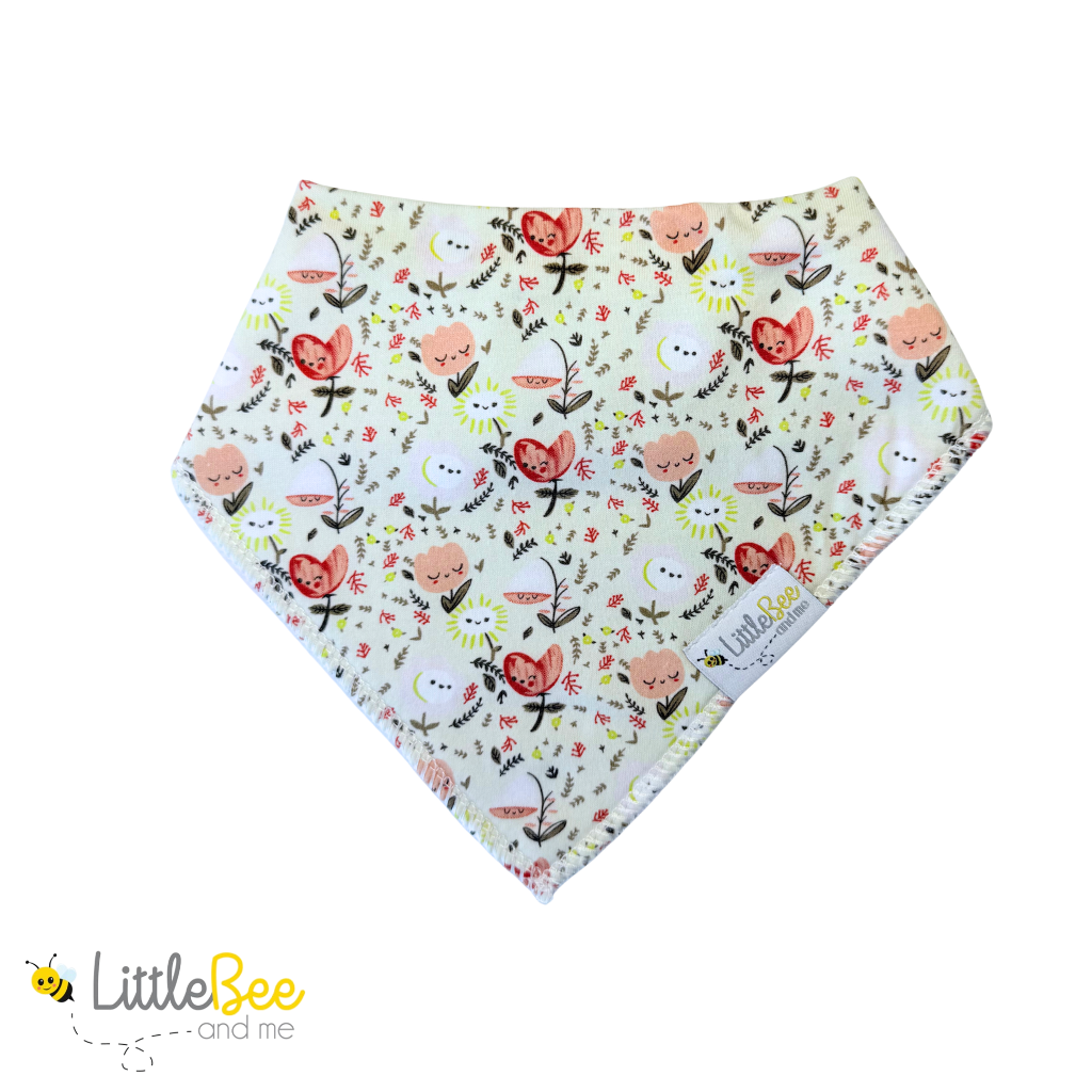 Pretty Posies Bandana Bibs – Set of Four
