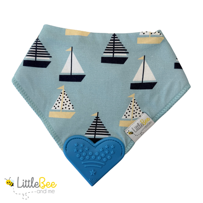 Sail & Sky – Organic Bandana Teether Bibs (Set of 4)