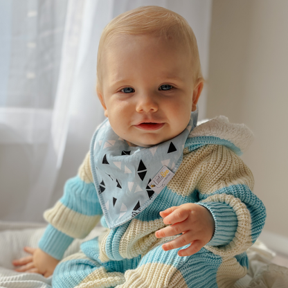 Zig & Zag Bandana Bibs - Set of Four