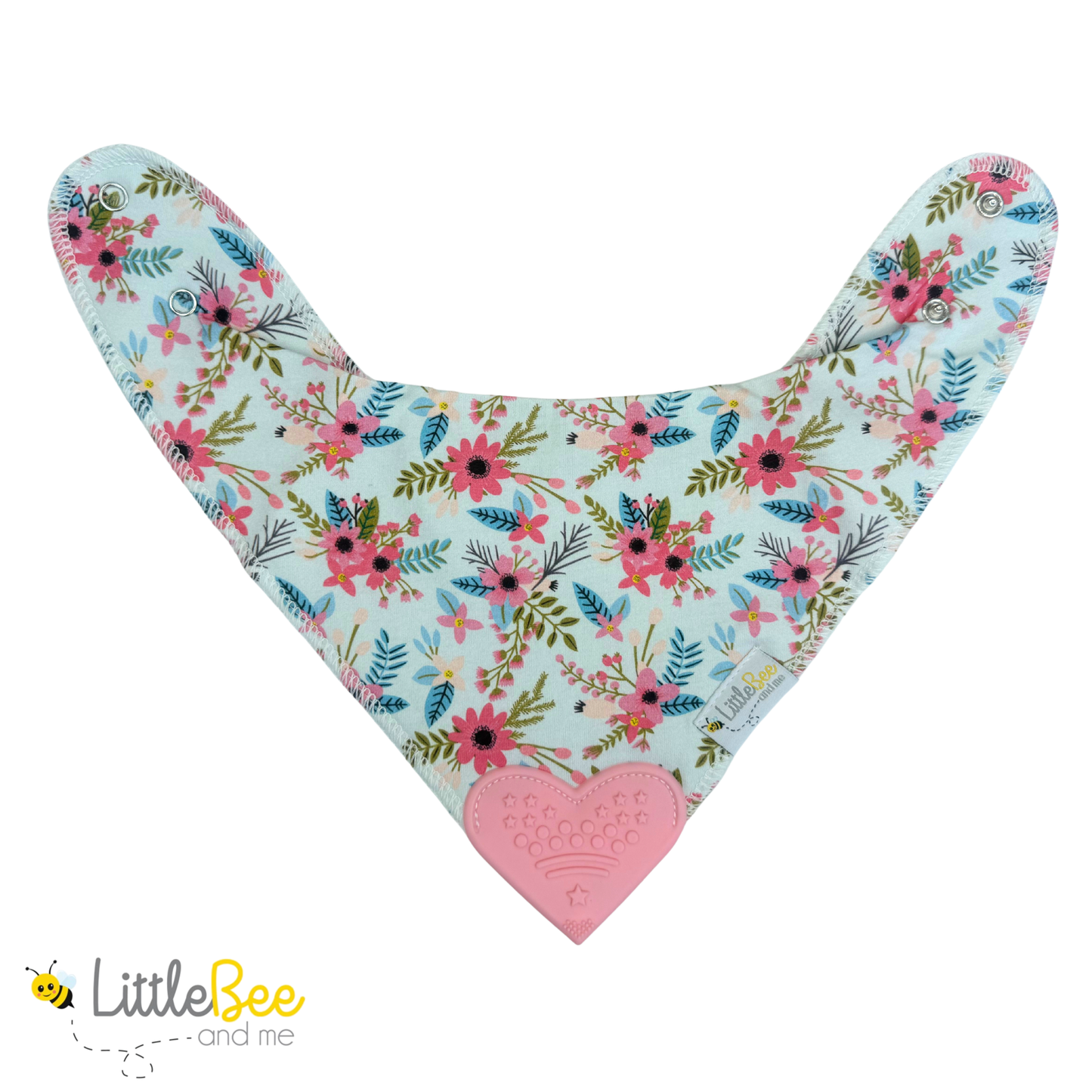 Bloom & Bee – Organic Bandana Teether Bibs (Set of 4)