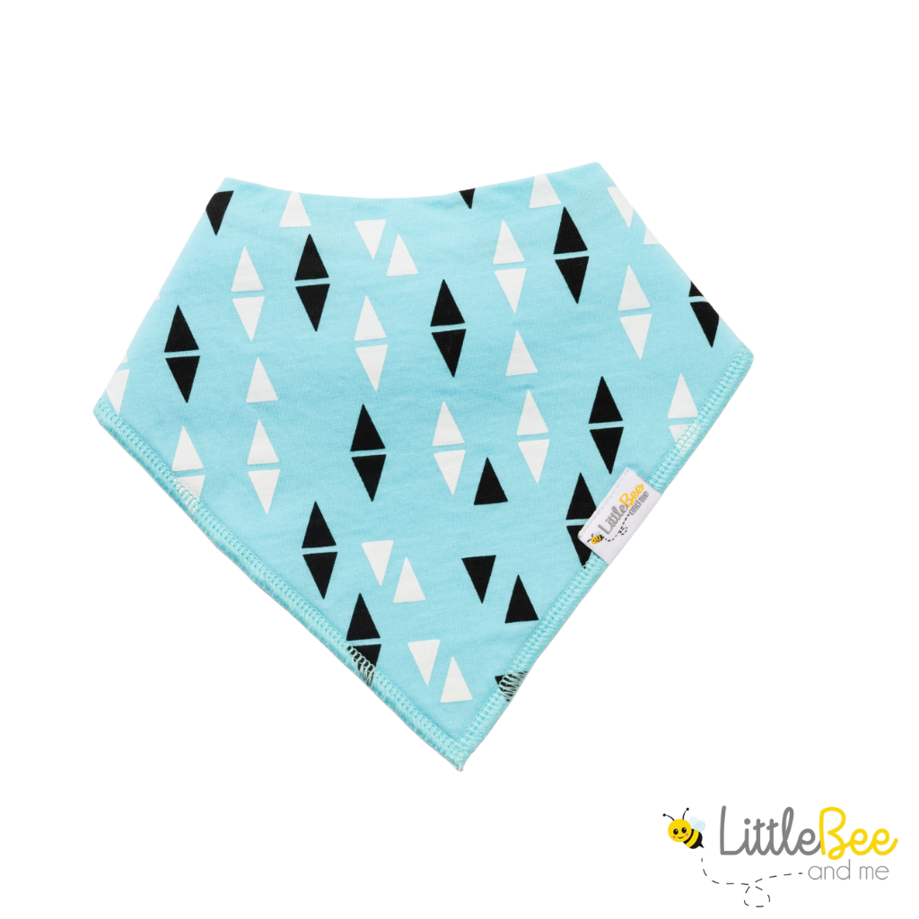 Zig & Zag Bandana Bibs - Set of Four - Little Bee & Me 