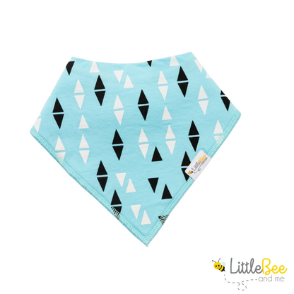 Zig & Zag Bandana Bibs - Set of Four - Little Bee & Me 