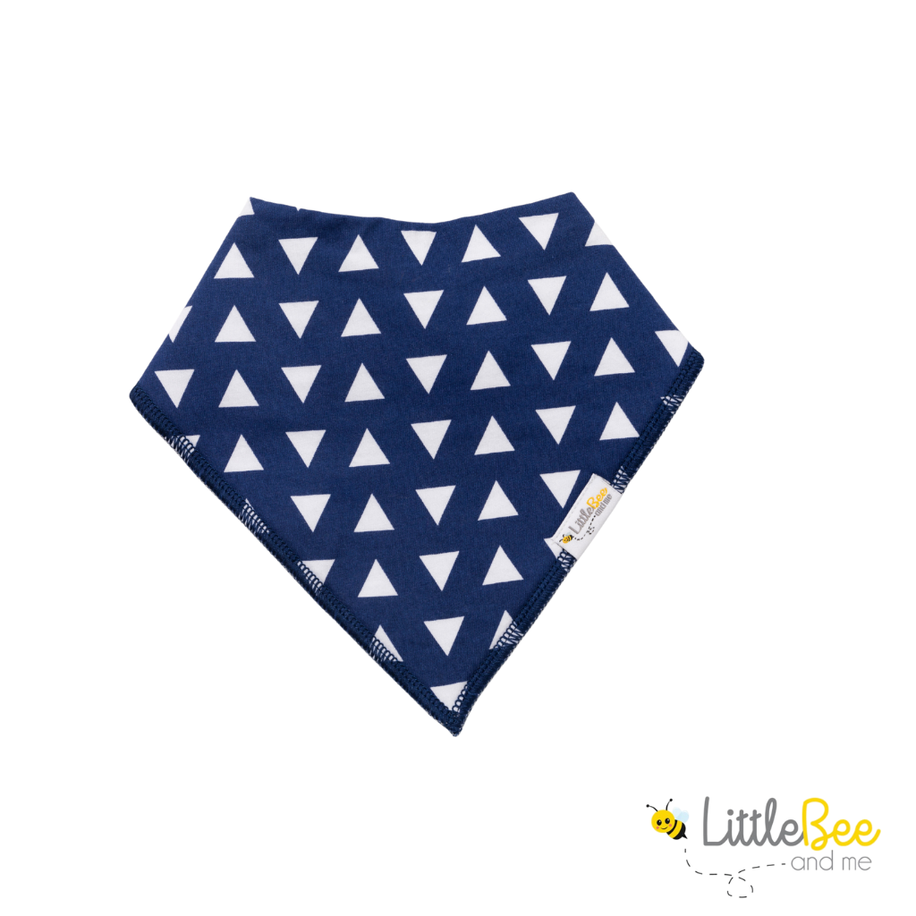Zig & Zag Bandana Bibs - Set of Four - Little Bee & Me 