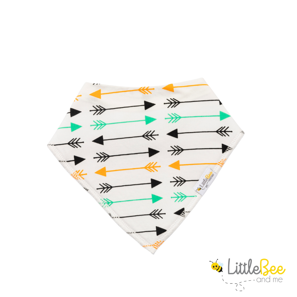 Zig & Zag Bandana Bibs - Set of Four - Little Bee & Me 