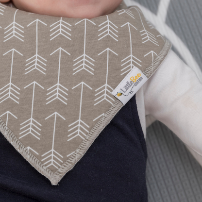 Zig & Zag Bandana Bibs - Set of Four - Little Bee & Me 