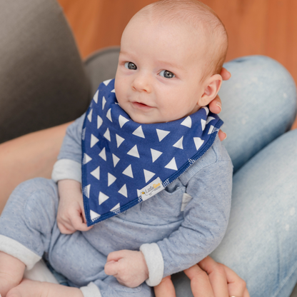 Zig & Zag Bandana Bibs - Set of Four - Little Bee & Me 