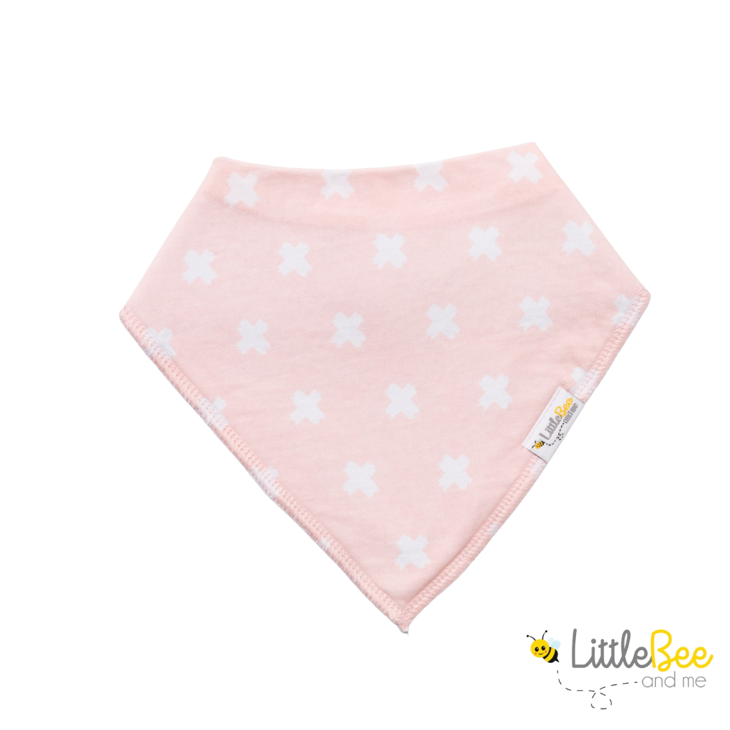 Dots & Blossoms Bandana Bibs - Set of Four - Little Bee & Me 