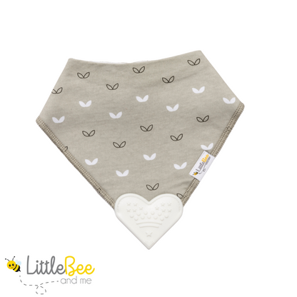 Little Loops - Organic Bandana Teether Bib - Little Bee & Me 