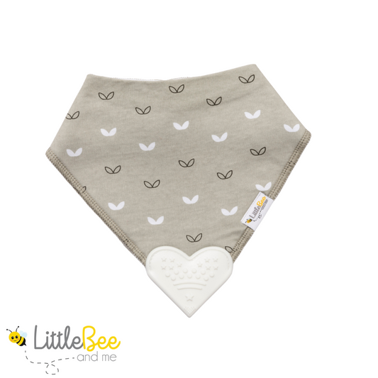 Little Loops - Organic Bandana Teether Bib - Little Bee & Me 