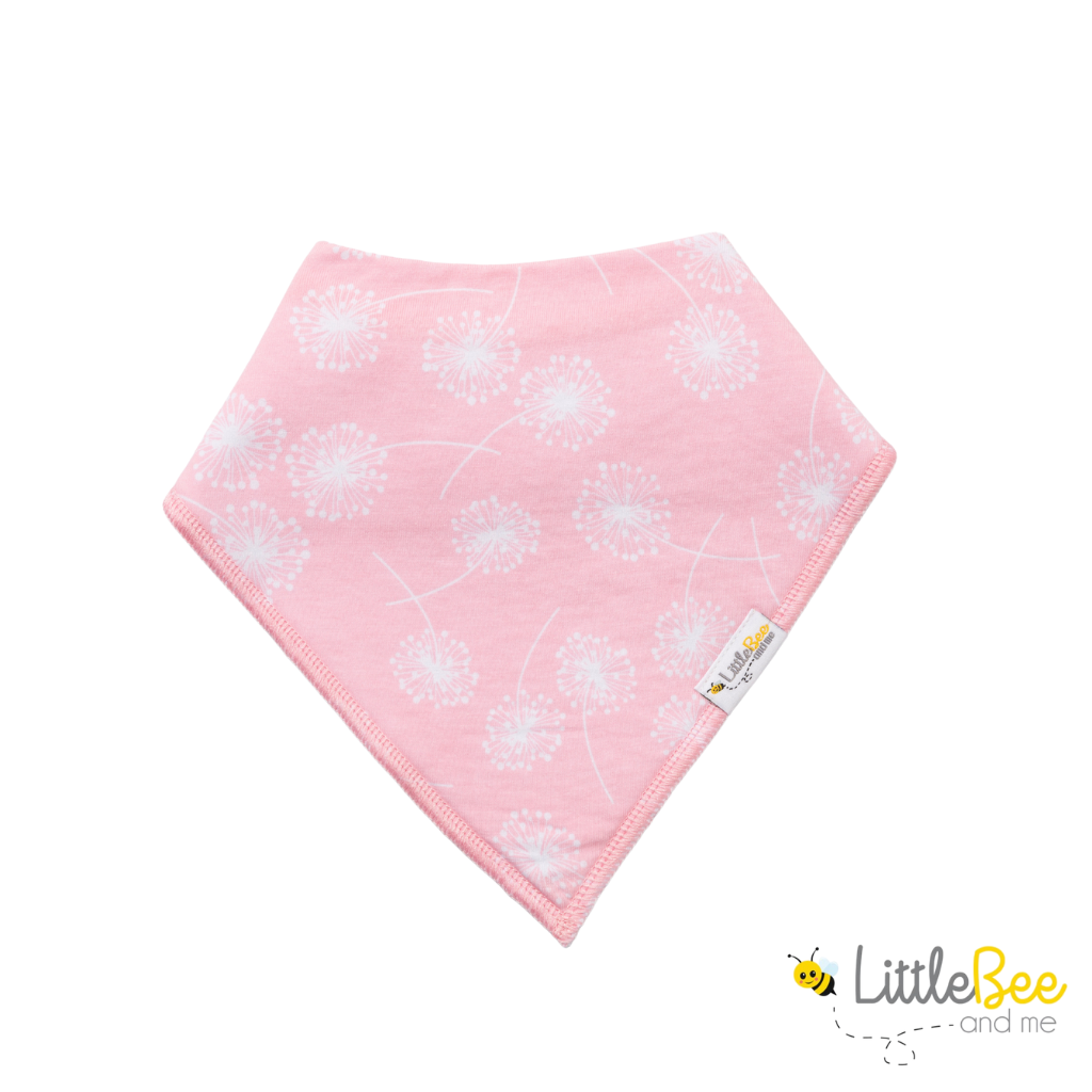 Spring Dandelions Bandana Bibs - Set of Four - Little Bee & Me 