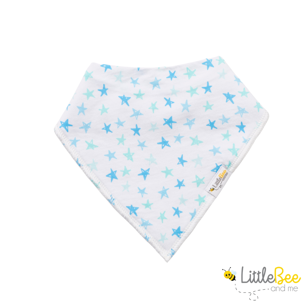 Stars & Cars Bandana Bibs - Set of Four - Little Bee & Me 