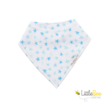 Stars & Cars Bandana Bibs - Set of Four - Little Bee & Me 