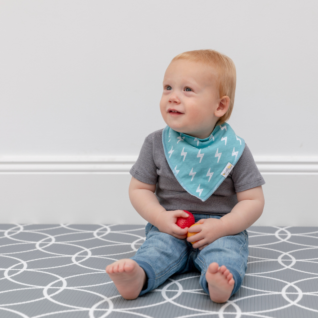Stars & Cars Bandana Bibs - Set of Four - Little Bee & Me 