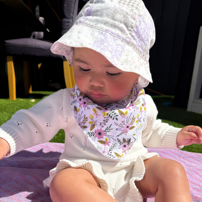 Pretty Posies Bandana Bibs – Set of Four