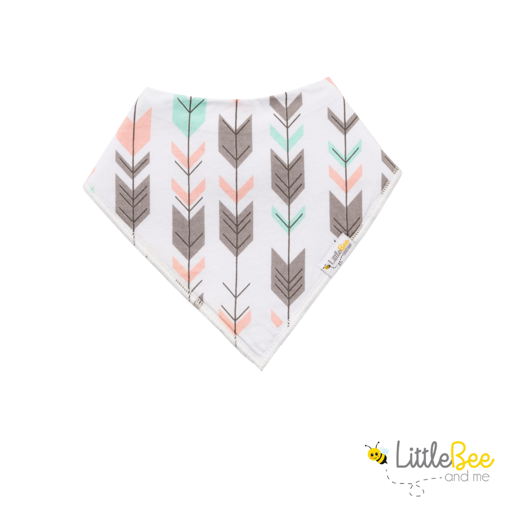 Pink Blush Bandana Bibs - Set of Four - Little Bee & Me 