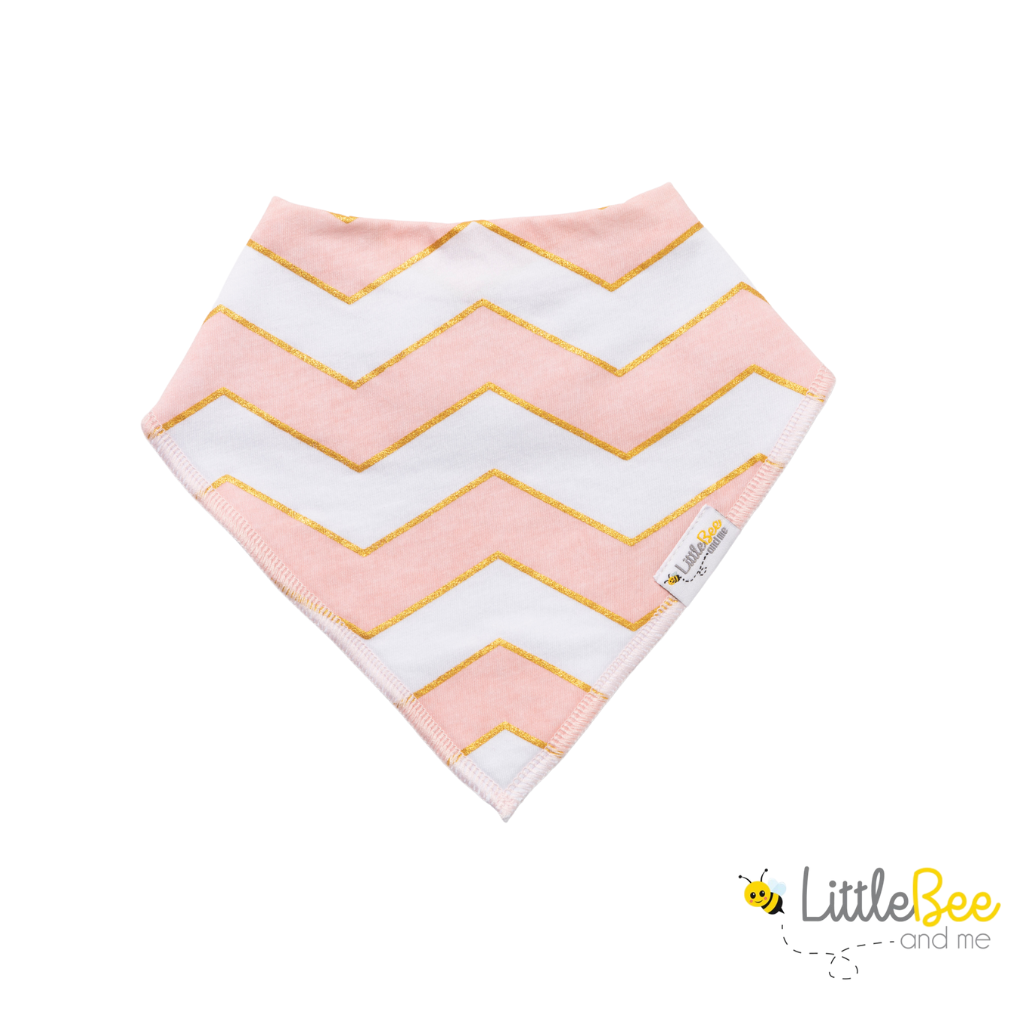 Pink Blush Bandana Bibs - Set of Four - Little Bee & Me 