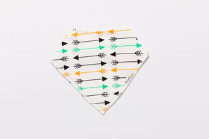 Arrows & Triangles Bandana Bibs - Set of Four - Little Bee & Me 